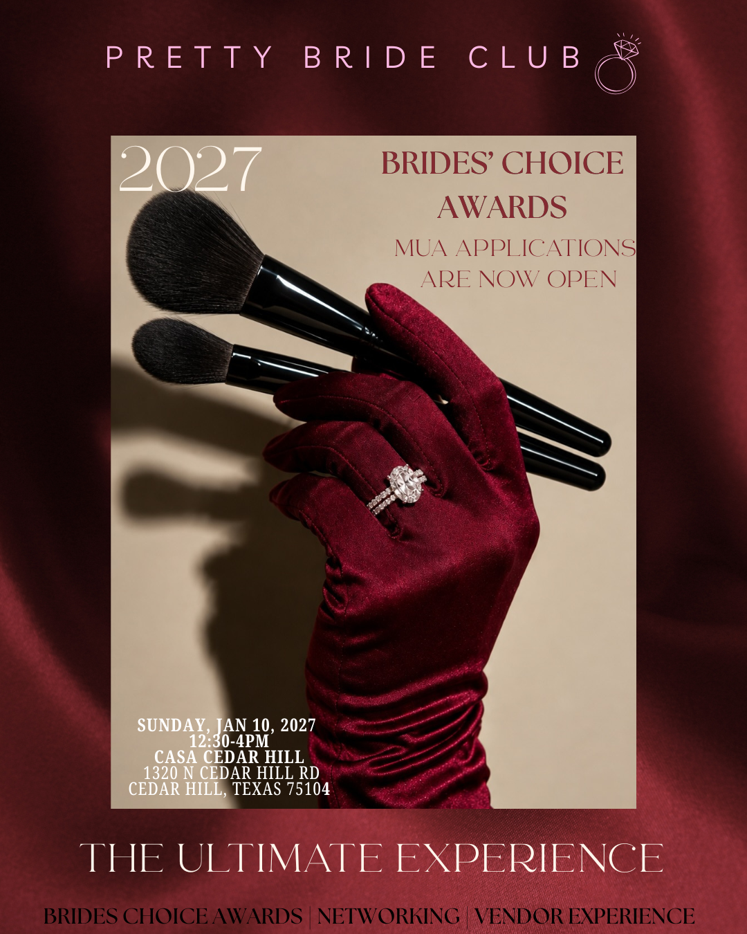 2027 Brides’ Choice Awards makeup artist applications are open for The Ultimate Experience
